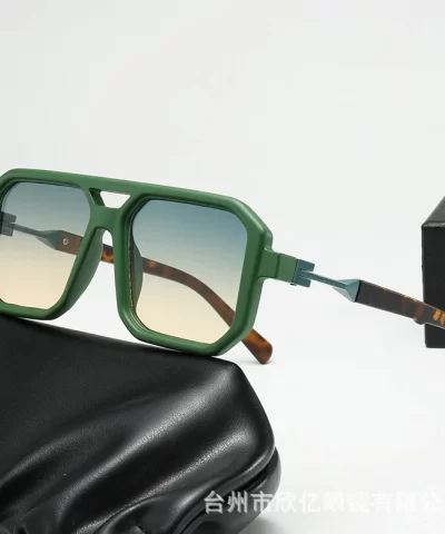 New European Fashion double Beam Pilot Sunglasses