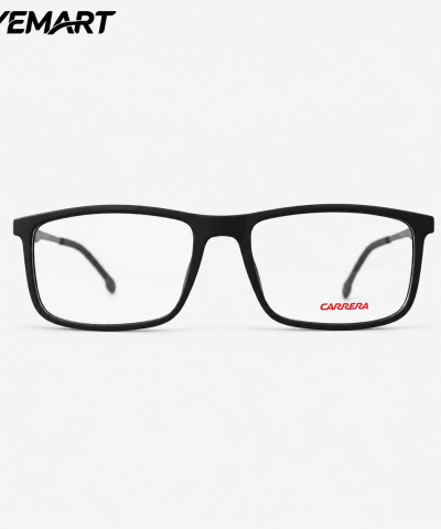 Carrera 8883 Premium Soft Square Lightweight Full-Rim Eyeglass Frame for Men & Women