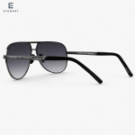 Porsche Design P'8657 gunmetal aviator sunglass side view