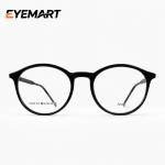 Tommy Hilfiger TH 1642 premium black eyeglass angle view
