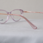 DIOR TR82013 transparent light-pink cat-eye women’s eyeglass front view
