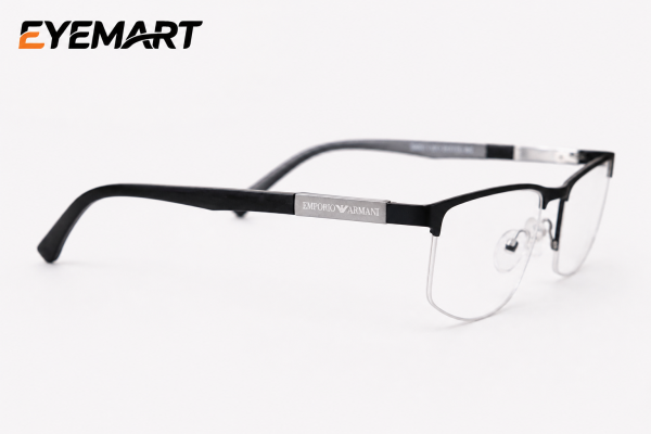0035-1 C2 Emporio Armani men’s eyeglass rear temple view
