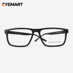 6419 C11 Porsche Design matte-black eyeglass rear view