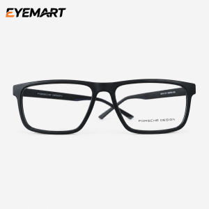 6419 C11 Porsche Design matte-black eyeglass rear view