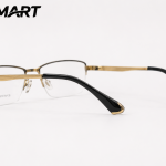Z Charmant S6025 pure titanium gold eyeglass front view